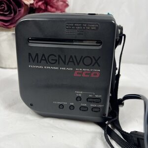 Panasonic‎ Palmcorder  VHS-C Camcorder 6:1 Zoom LCD W/ Charger Turns On